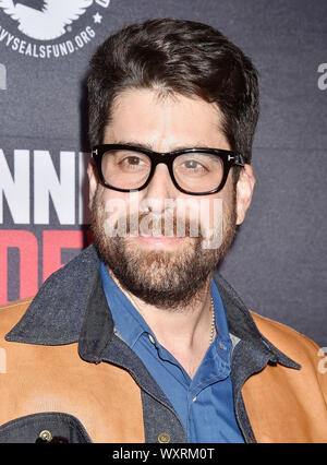 Los Angeles, CA - le 16 septembre : Adam Goldberg assiste à la première de "Distribution carquois fonctionnant avec le Diable' au Writers Guild Theatre le 16 septembre 2019 à Beverly Hills, Californie. Banque D'Images