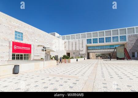 Centro Cultural de Belem (Centre culturel de Belém) bâtiment, y compris La Collection Berardo Musée (Museu Berardo Colecao) à Belém, Lisbonne, Portugal. Banque D'Images