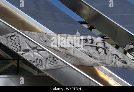 Détail de la Grande Guerre Patriotique Museum à Minsk Banque D'Images