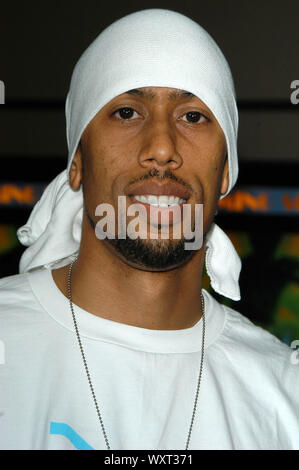 Affion au Los Angeles Premiere de 'Roll Bounce' qui a eu lieu au pont à Howard Hughes Center de Los Angeles, CA. L'événement a eu lieu le mardi 20 septembre 2005. Photo par : / PictureLux SBM - Référence #  Fichier SBMPLX 33864-2287 Banque D'Images