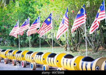 La Caterpillar pour les enfants au Royal FLORIA Putrajaya et fleurs Garden Festival 2019. Banque D'Images