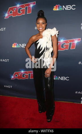 Hollywood, CA. Sep 17, 2019. Gabrielle Union, à 'America's Got Talent' saison 14 Live Show Tapis Rouge à la Kodak Theater à Hollywood, Californie le 17 septembre 2019. Credit : MediaPunch Inc/Alamy Live News Banque D'Images