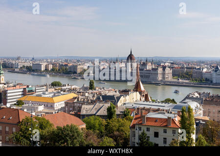 Belle vue de Budapest, la capitale hongroise Banque D'Images