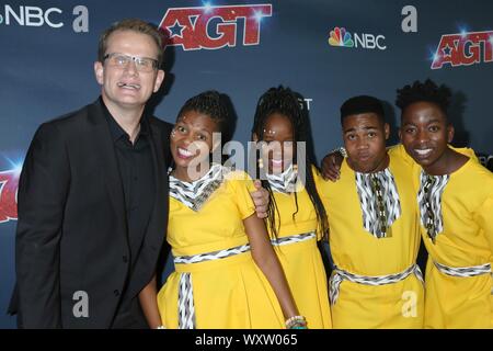 Ndlovu Youth Choir aux arrivées d'AMERICA'S GOT TALENT Finale en direct, le Kodak Theater à Hollywood et Highland Center, Los Angeles, CA Septembre 17, 2019. Photo par : Priscilla Grant/Everett Collection Banque D'Images