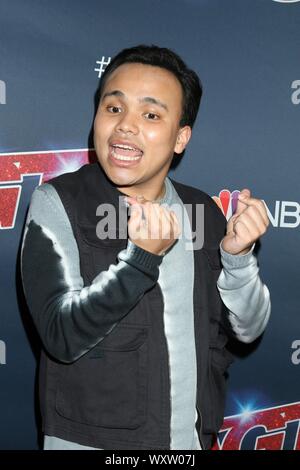 Kodi Lee à l'arrivées de AMERICA'S GOT TALENT Finale en direct, le Kodak Theater à Hollywood et Highland Center, Los Angeles, CA Septembre 17, 2019. Photo par : Priscilla Grant/Everett Collection Banque D'Images