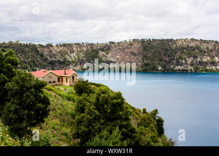 Lac Bleu, Waawor, cratère, Mount Gambier, Australie du Sud Banque D'Images