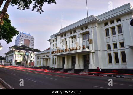 Bandung, Indonésie - Juillet 05, 2015 : Gedung Merdeka monument historique, lieu de conférence africaine asiatique situé dans la ville de Bandung, province de Java Ouest Banque D'Images