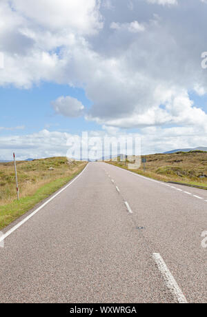 Royaume-uni, Ecosse, Argyll, route à travers Glen Coe dans les Highlands écossais Banque D'Images