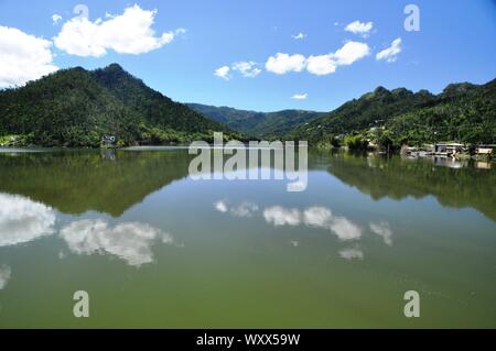 Lago dos Bocas, Arecibo, Porto Rico, États-Unis Banque D'Images