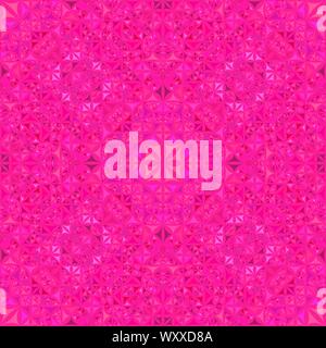 Motif de fond kaléidoscope transparente rose design - abstract vector ethnique graphique du fond à partir de triangles courbés Illustration de Vecteur