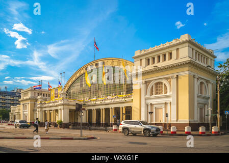 La gare de Bangkok (hua lamphong) à Bangkok, Thaïlande Banque D'Images