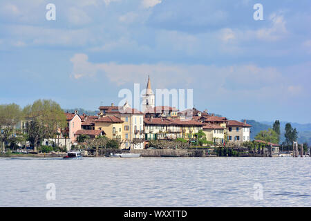 Isola dei Pescatori, l'Île de pêcheurs, Lac Majeur, Lac Majeur, Italie, Europe Banque D'Images