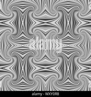 Geometrcial transparent gris Bande spirale psychédélique de fond - vector design burst incurvé Illustration de Vecteur