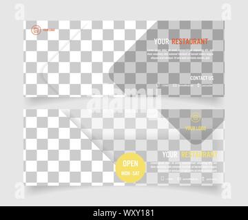 Peu de médias sociaux modèle de page Illustration de Vecteur