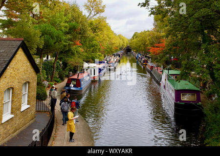 La petite Venise, Londres, Angleterre. Banque D'Images