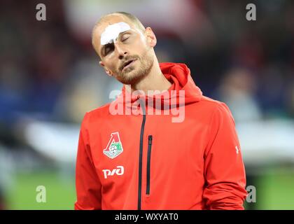 Leverkusen, Allemagne. 18 Sep, 2019. firo : 18.09.2019 Football, Ligue des champions 2019/2020 Bayer Leverkusen Lokomotiv Moscou - Portrait, Benedikt Howedes, Hoewedes, SCAR, l'utilisation dans le monde entier association | Credit : dpa/Alamy Live News Banque D'Images