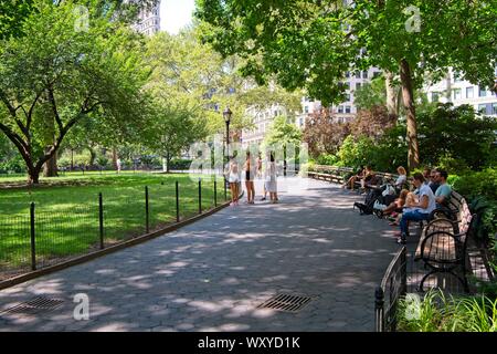 Madison Square Park à Manhattan Banque D'Images