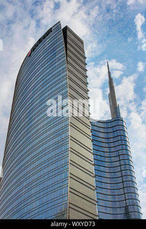 Milano, Italie, septembre 2019 - Piazza Gae Aulenti, gratte-ciel, Centro Direzionale de Milan Banque D'Images