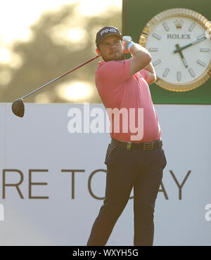 Wentworth Golf Club, Virginia Water, UK. 18 Sep, 2019. Au cours de la Tyrrell Haton Pro Am au BMW PGA Championship. Usage éditorial uniquement. Crédit : Paul Terry/Alamy. Crédit : Paul Terry Photo/Alamy Live News Banque D'Images