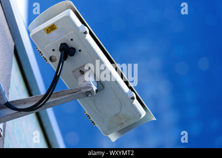 Caméra de sécurité et vidéo urbaine Banque D'Images