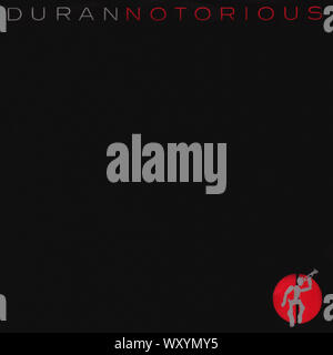 Duran Duran - tristement célèbre - Vintage 7'' pouces notice couvrir Banque D'Images