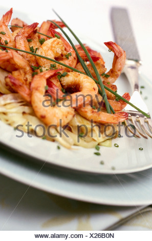 Flambeed crevettes au whisky