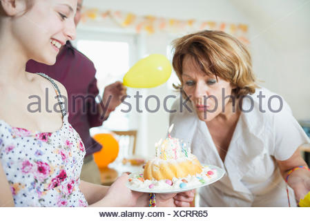 Family celebrating Birthday party