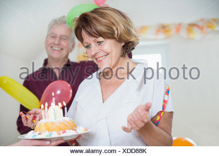 Family celebrating Birthday party