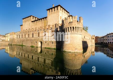 Rocca Sanvitale Castello, Fontanellato, Provincia di Parma, regione Emilia Romagna, Italia Foto Stock