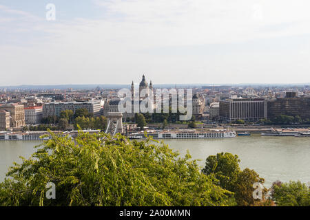 Vista bella di Budapest, Ungheria La città capitale della Foto Stock