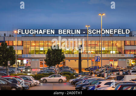 Il terminale A, Flughafen Schönefeld, Brandeburgo, Deutschland Foto Stock
