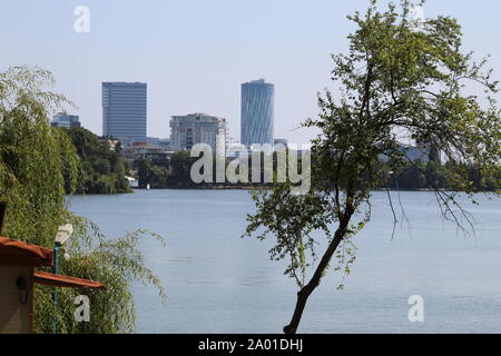 Immagini dal lago Herastrau Foto Stock