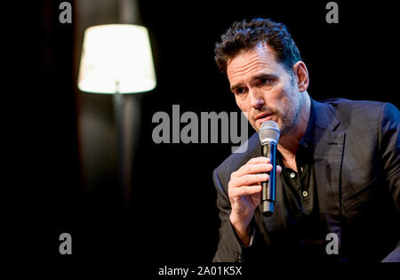 Amburgo, Germania. Xix Sep, 2019. Matt Dillon, noi attore e regista, parla al Reeperbahn Festival in una conferenza su "L'arte della musica e film". Credito: Axel Heimken/dpa/Alamy Live News Foto Stock