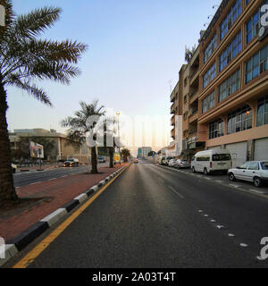 Dammam strada Arabia Saudita Foto Stock