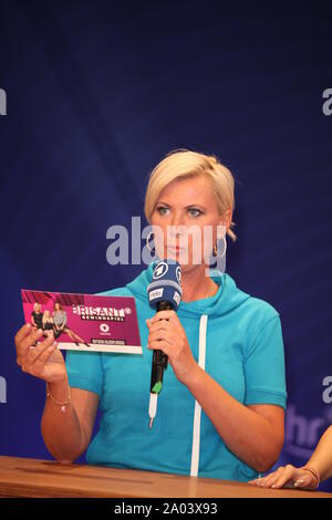 Kamilla Senjo live bei der IFA 2019 auf der Bühne ARD. Berlino, 08.09.2019 Foto Stock