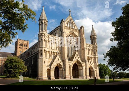 St Albans Cathedral Regno Unito Foto Stock