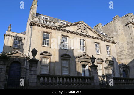 King Edward's School (vecchio edificio), Broad Street, bagno, Somerset, Inghilterra, Gran Bretagna, Regno Unito, Gran Bretagna, Europa Foto Stock