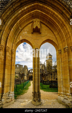 Abbazia di Orval, Belgio Foto Stock