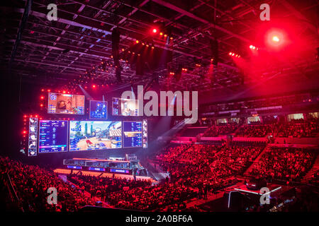 Immagine editoriale di un Counter Strike: offensiva mondiale torneo esports evento. Foto Stock