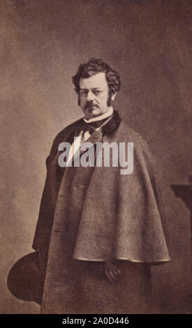 Edwin Forrest (9 marzo 1806 - 12 dicembre 1872) era un prominente del diciannovesimo secolo americano attore shakespeariano. Il suo feudo con l'attore britannico William Macready era la causa della mortale Astor Place Riot del 1849. Foto Stock