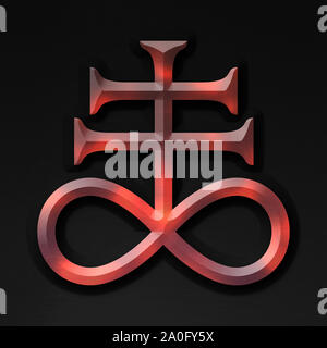 Simbolo di Alchemy - zolfo Foto Stock