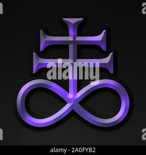 Simbolo di Alchemy - zolfo Foto Stock