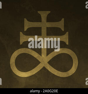 Simbolo di Alchemy - zolfo Foto Stock