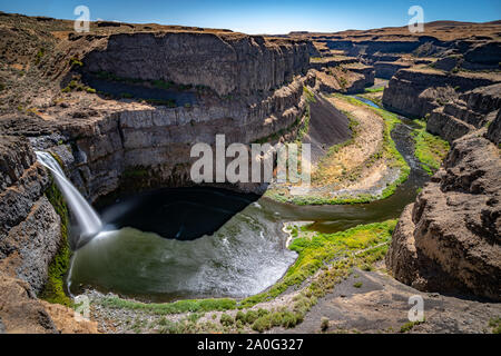 Palouse Falls parco dello stato di Washington, Stati Uniti d'America Foto Stock