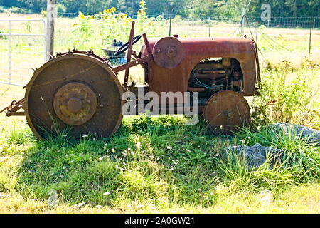 Rust in Peace a North Pender Island, British Columbia, Canada Foto Stock