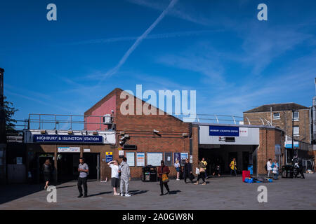 Highbury & Islington Stazione, London, England, Regno Unito Foto Stock