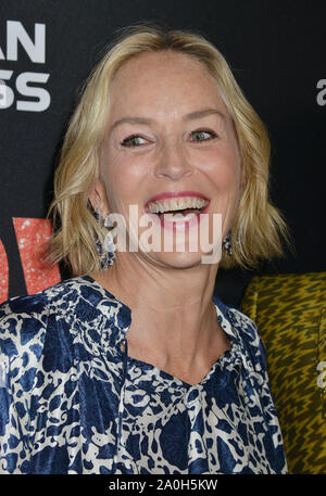 Los Angeles, Stati Uniti d'America. 19 Sett 1919. Sharon Stone 053 arriva al la premiere di attrazione sul ciglio della strada "Judy' a Samuel Goldwyn Theatre il 19 settembre 1919 a Beverly Hills, la California. Credito: Tsuni/USA/Alamy Live News Foto Stock