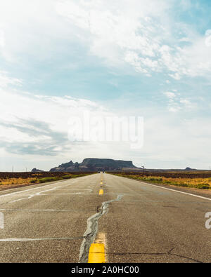 Deserto dell Arizona road Foto Stock