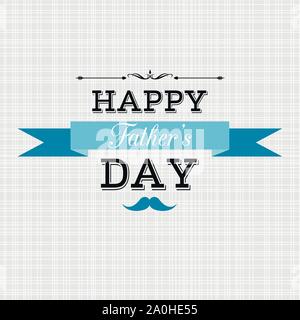 Felice giorno padri retrò della scheda Messaggi di saluto Illustrazione Vettoriale