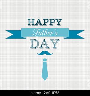 Padre Felice giorno del vettore della scheda Messaggi di saluto Illustrazione Vettoriale